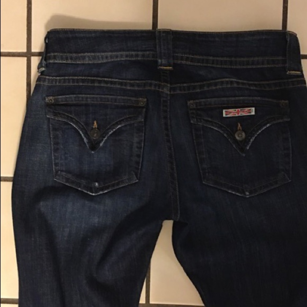 HUDSON SIGNATURE FLARE LEG JEANS SZ 30